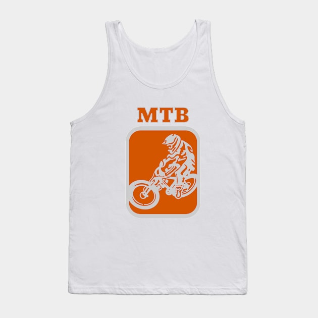 Mountain Bike Tank Top by mailboxdisco